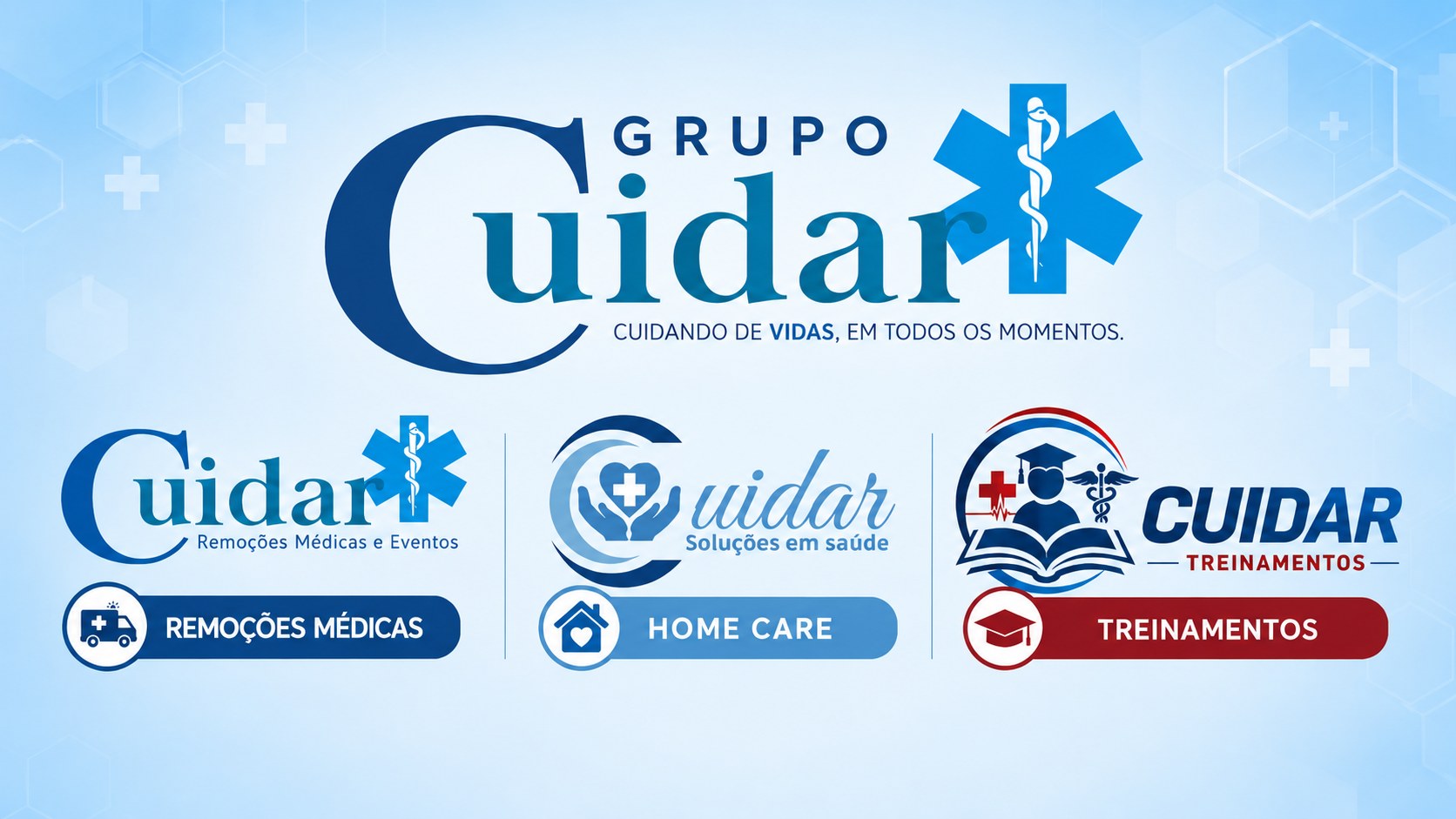 Grupo Cuidar: Cuidar Remoções Médicas e Eventos, Cuidar Soluções em Saúde e CT Cuidar Treinamentos